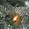 9' x 12" Pre-lit Feel Real® Frosted Artic Spruce Artificial Christmas Garland with Cones & 50 Clear Lights